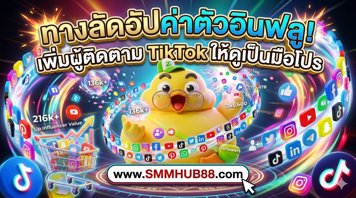 ซื้อวิวและหัวใจ TikTok จาก smmhub88 ช่วยให้ติดหน้า For You ได้จริงไหม?